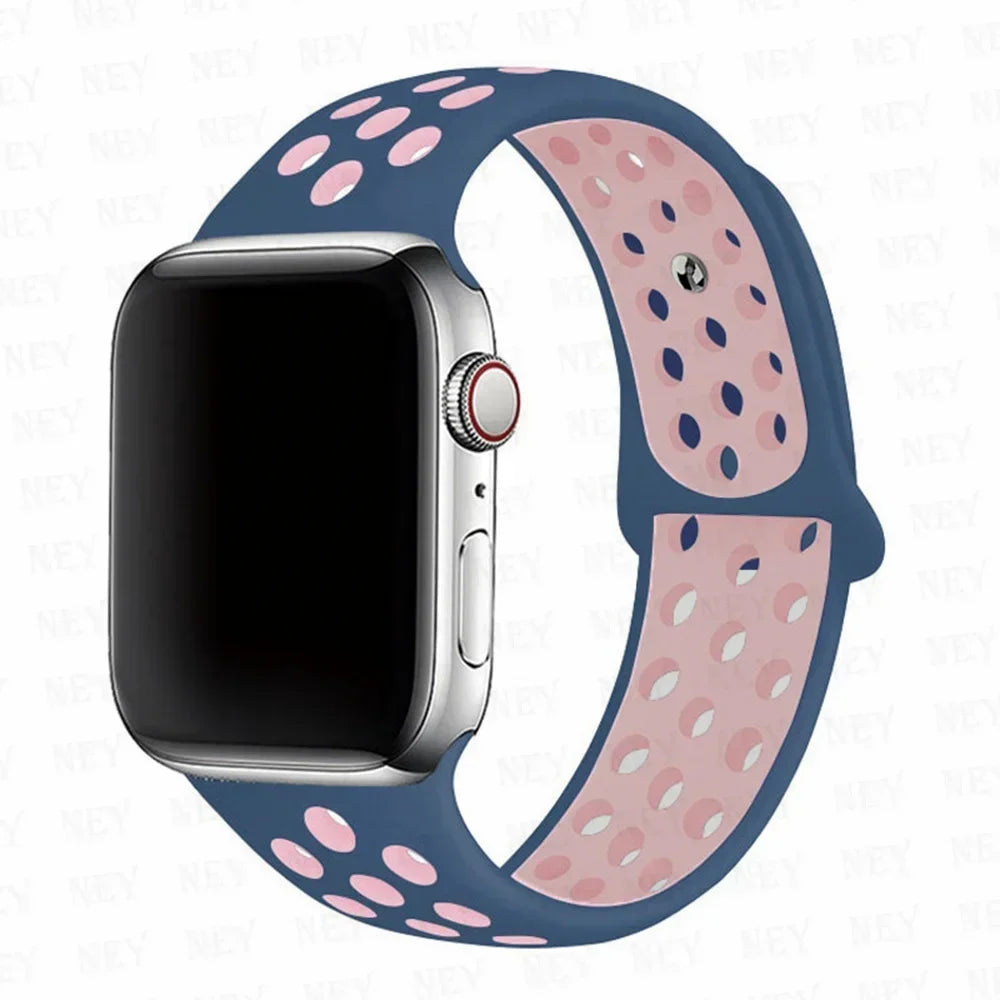 Stylish Sport Silicone Band For Apple Watch - Ideal Phone Accessories