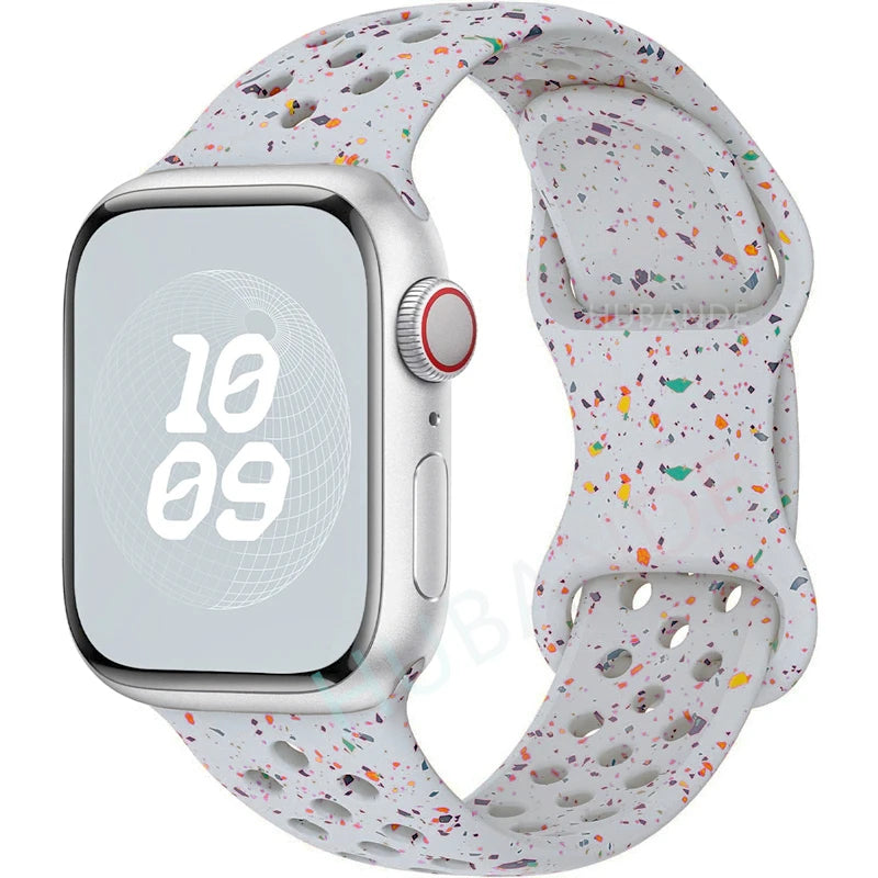 Adorable Breathable Silicone Band for Apple Watch - Ideal Phone Accessories