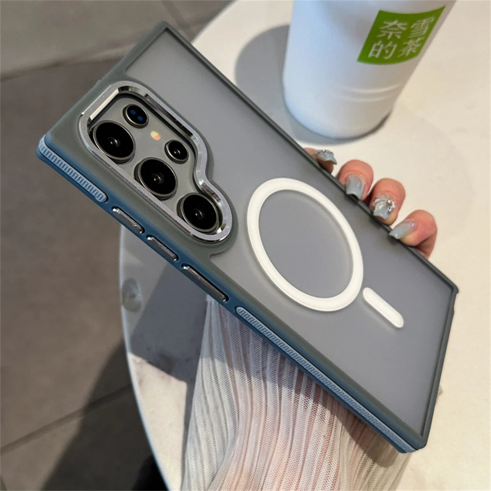 Magnificent Matte Magnetic Case for Samsung Galaxy - Ideal Phone Accessories