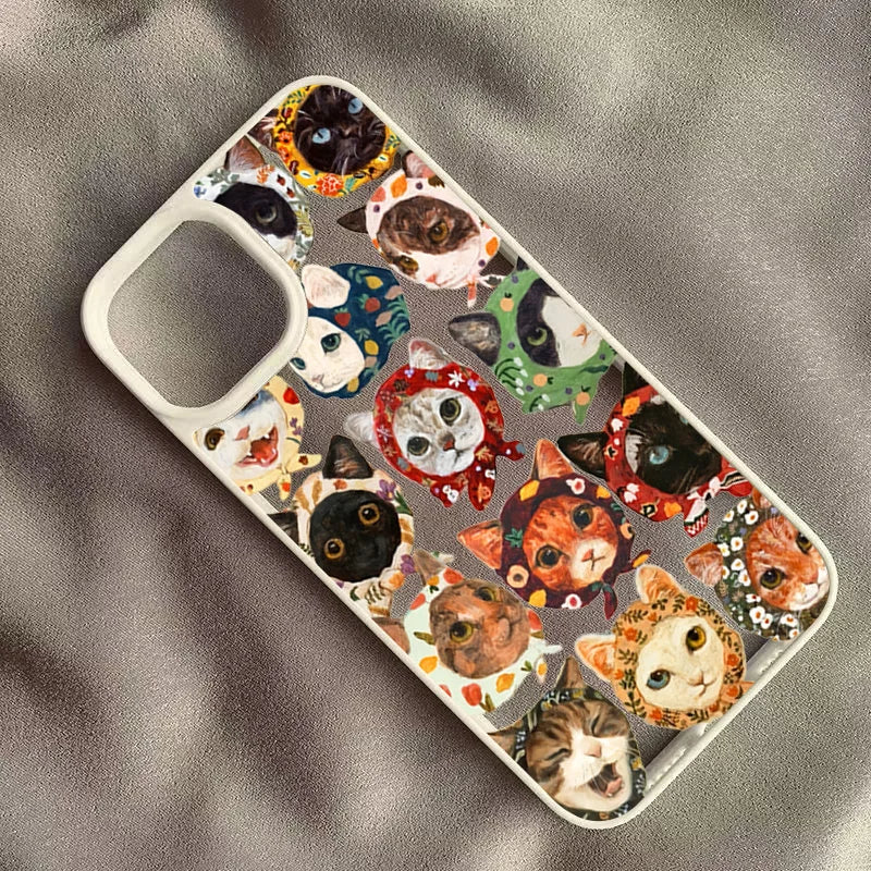Elegant Clear Cat Design Case for iPhone - Ideal Phone Accessories