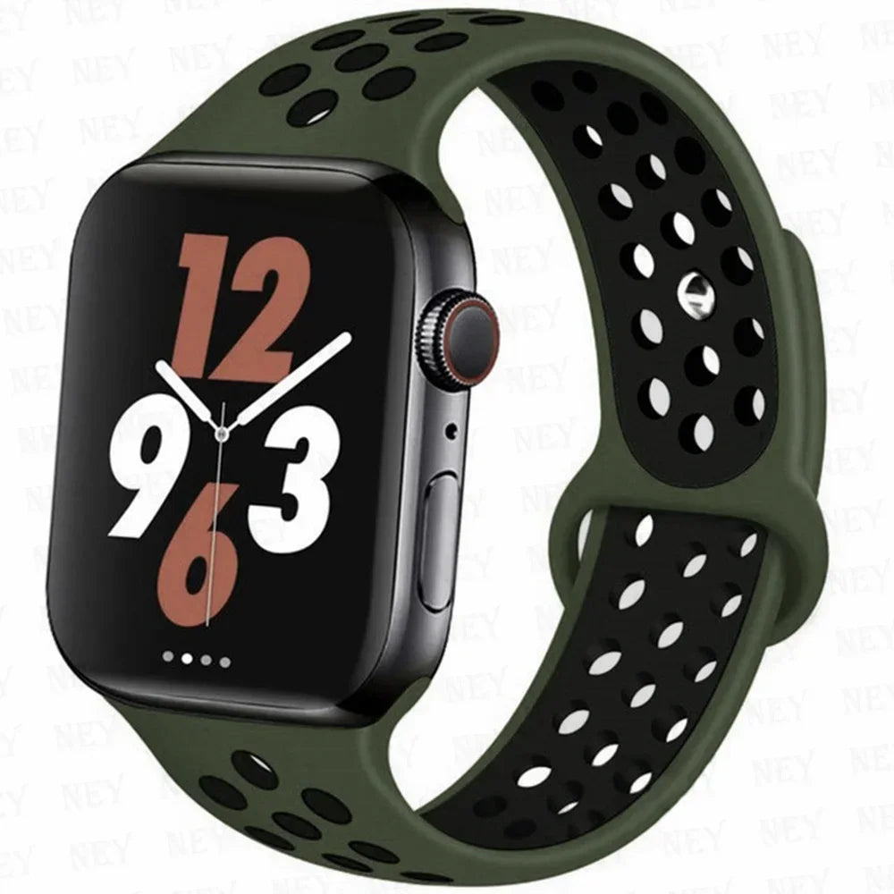 Stylish Sport Silicone Band For Apple Watch - Ideal Phone Accessories