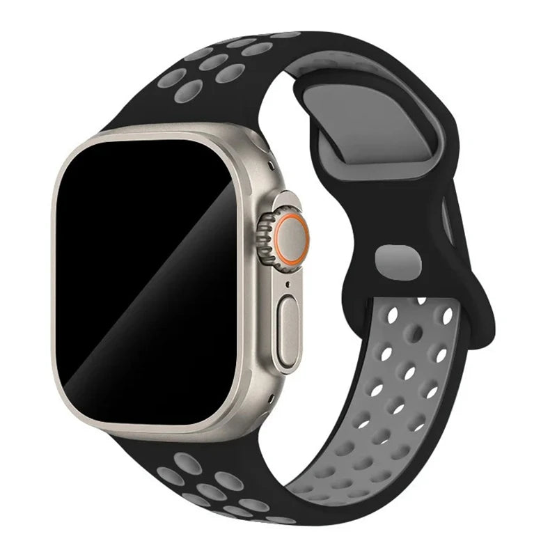 Adorable Breathable Silicone Band for Apple Watch - Ideal Phone Accessories