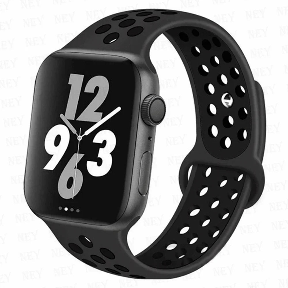 Stylish Sport Silicone Band For Apple Watch - Ideal Phone Accessories