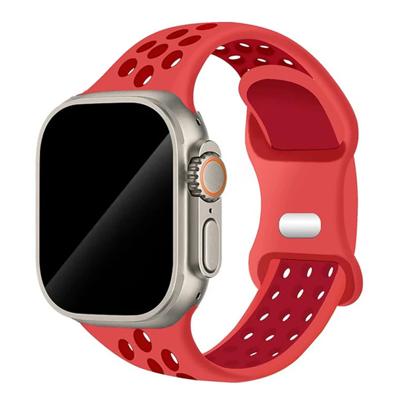Adorable Breathable Silicone Band for Apple Watch - Ideal Phone Accessories