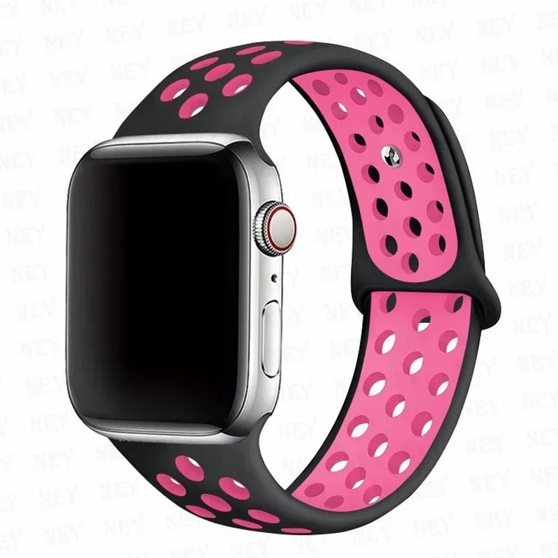 Stylish Sport Silicone Band For Apple Watch - Ideal Phone Accessories