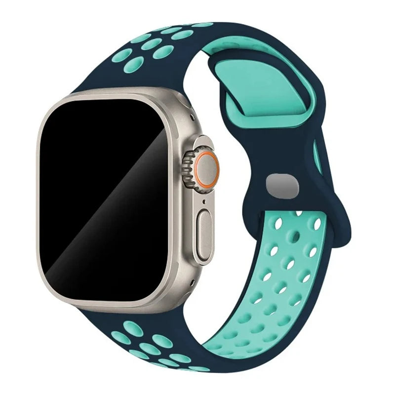 Adorable Breathable Silicone Band for Apple Watch - Ideal Phone Accessories