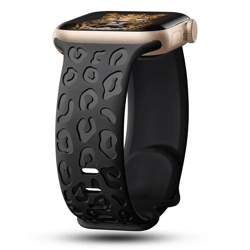 Fashionable Leopard Print Band for Apple Watch - Ideal Phone Accessories