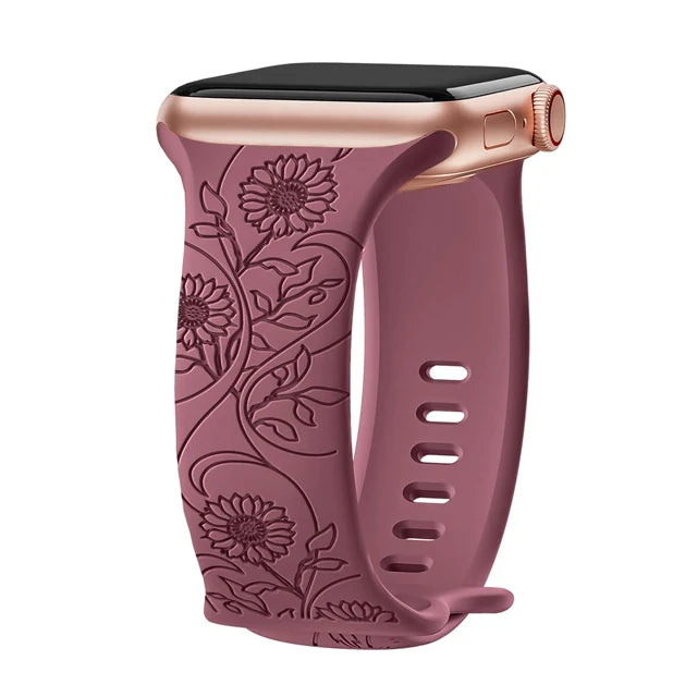Magnificent Floral Print Band for Apple Watch - Ideal Phone Accessories