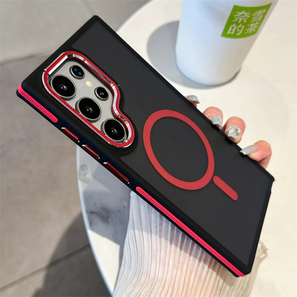 Magnificent Matte Magnetic Case for Samsung Galaxy - Ideal Phone Accessories