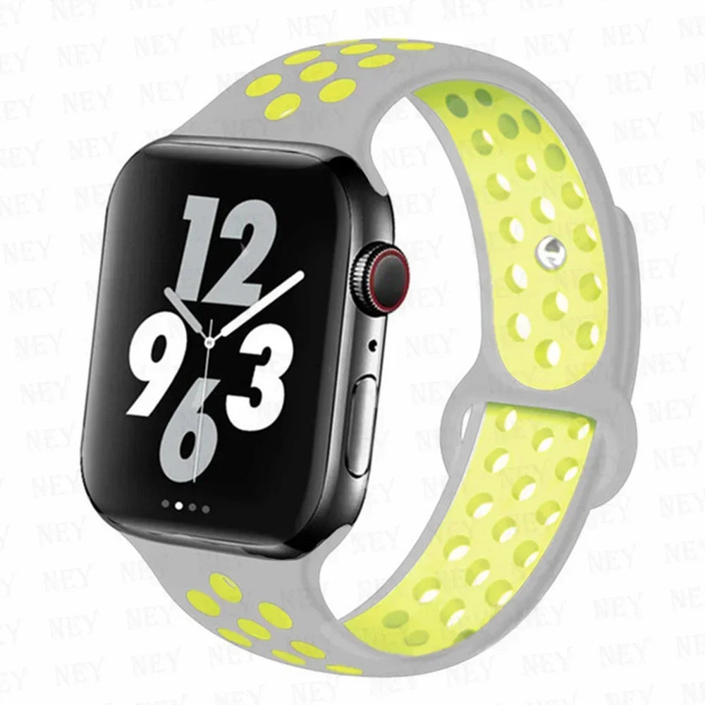 Stylish Sport Silicone Band For Apple Watch - Ideal Phone Accessories