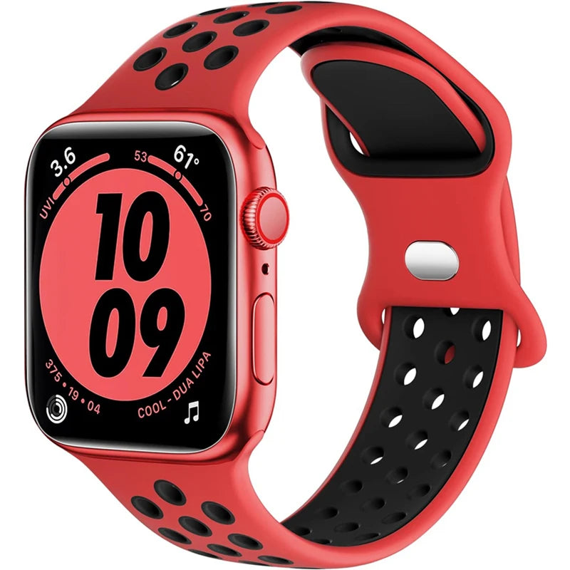 Adorable Breathable Silicone Band for Apple Watch - Ideal Phone Accessories