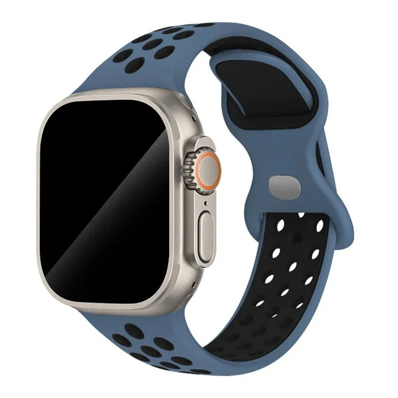 Adorable Breathable Silicone Band for Apple Watch - Ideal Phone Accessories