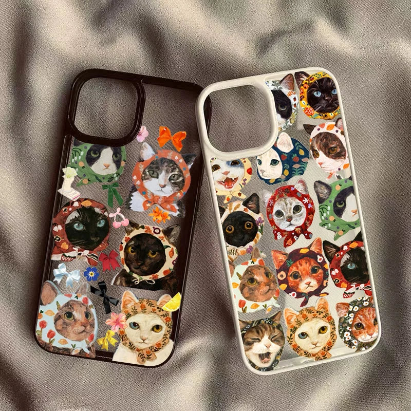 Elegant Clear Cat Design Case for iPhone - Ideal Phone Accessories