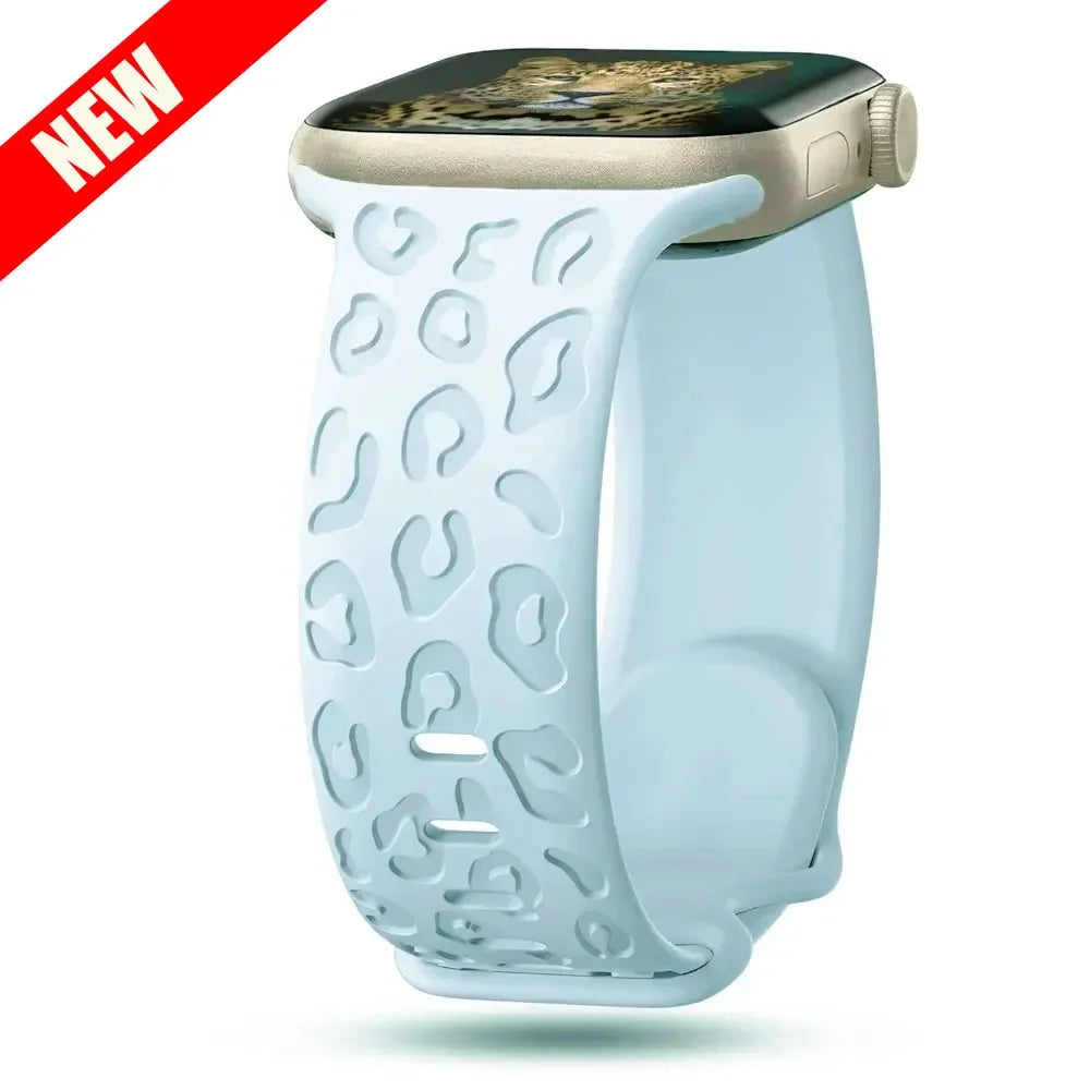 Fashionable Leopard Print Band for Apple Watch - Ideal Phone Accessories
