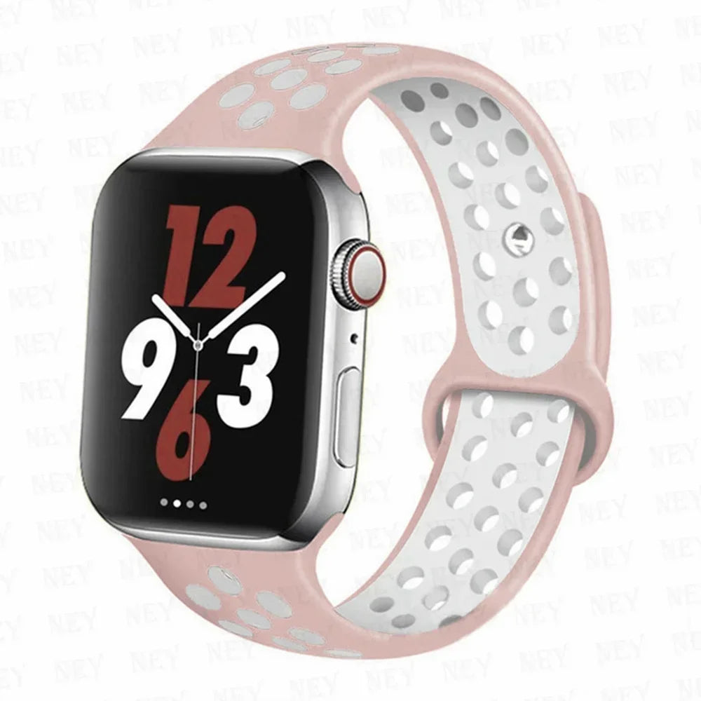 Stylish Sport Silicone Band For Apple Watch - Ideal Phone Accessories