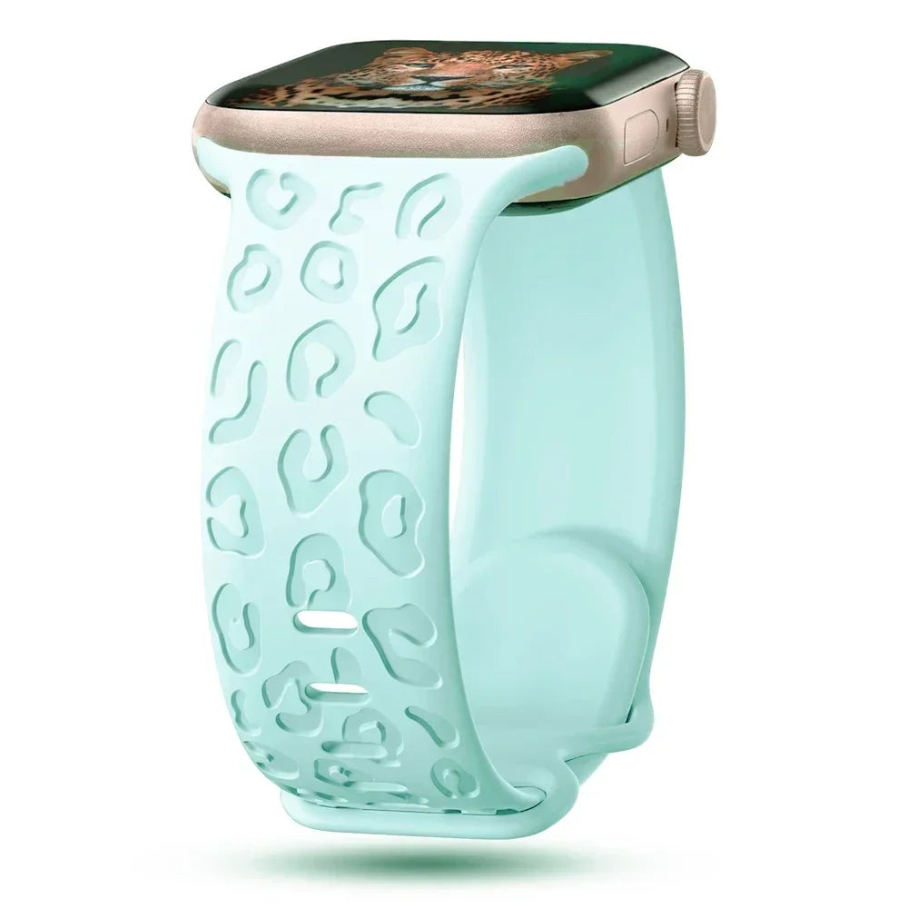Fashionable Leopard Print Band for Apple Watch - Ideal Phone Accessories