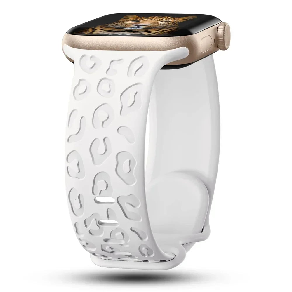 Fashionable Leopard Print Band for Apple Watch - Ideal Phone Accessories
