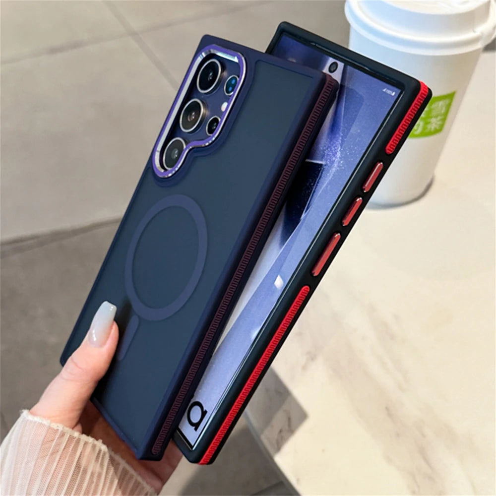 Magnificent Matte Magnetic Case for Samsung Galaxy - Ideal Phone Accessories