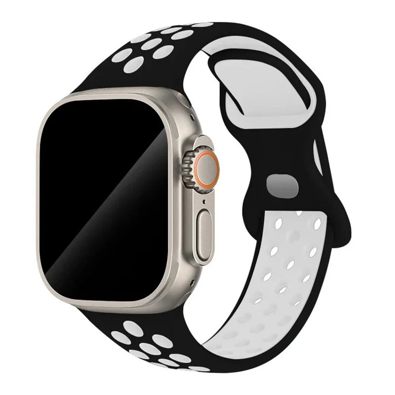Adorable Breathable Silicone Band for Apple Watch - Ideal Phone Accessories