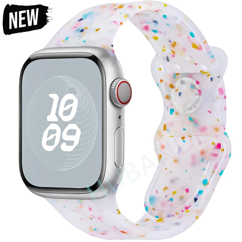 Adorable Breathable Silicone Band for Apple Watch - Ideal Phone Accessories