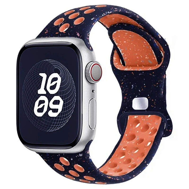 Adorable Breathable Silicone Band for Apple Watch - Ideal Phone Accessories