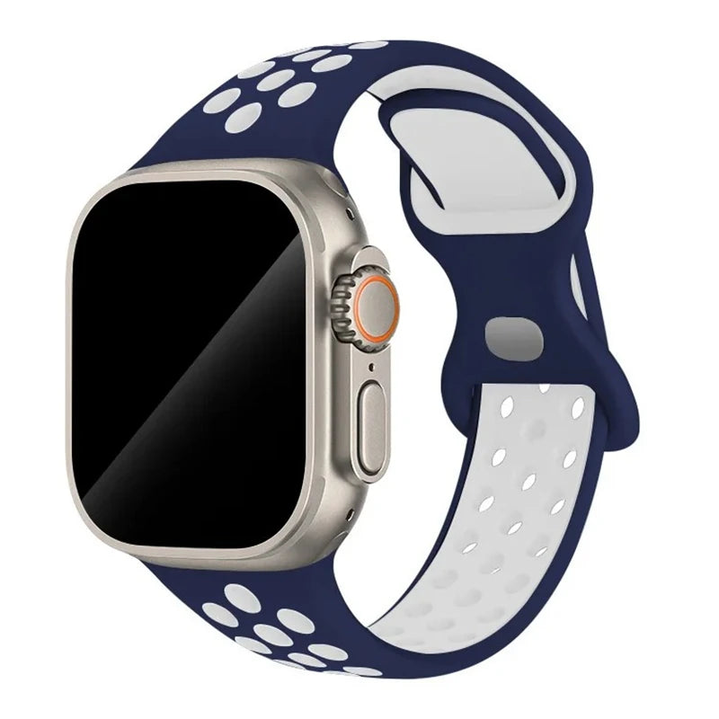 Adorable Breathable Silicone Band for Apple Watch - Ideal Phone Accessories
