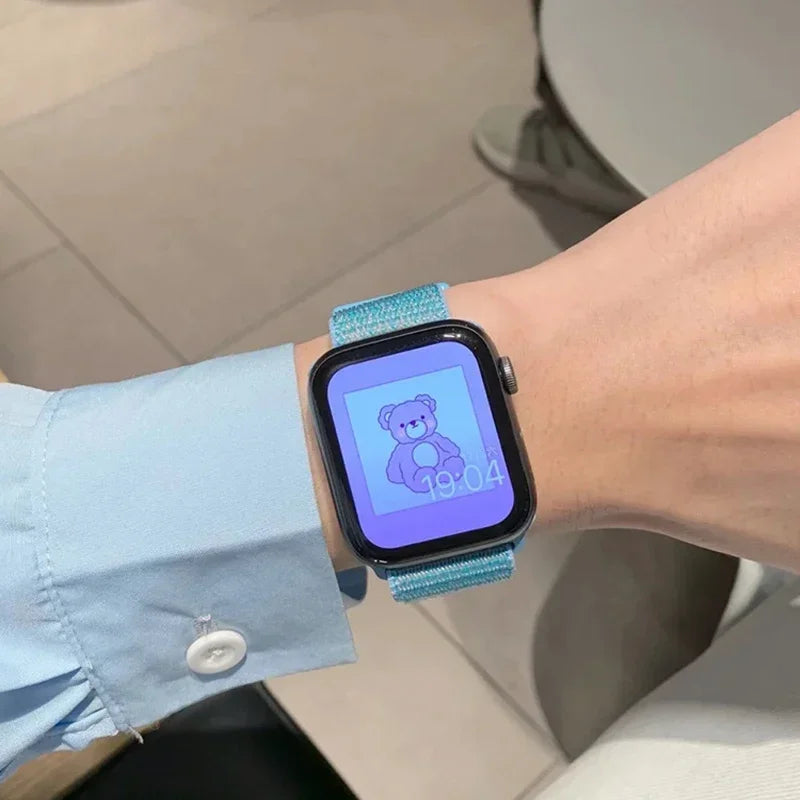 Cute Nylon Breathable Band for Apple Watch - Ideal Phone Accessories